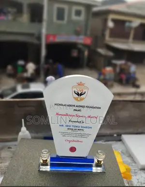 Glass Plaque Award Y78