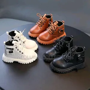 Children’S Leather-Style Boots