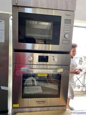Phima Stainless Electric or Electric and Gas Oven Microwave Combo