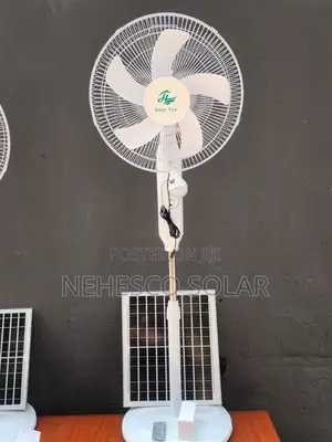 Rechargeable Solar Fan