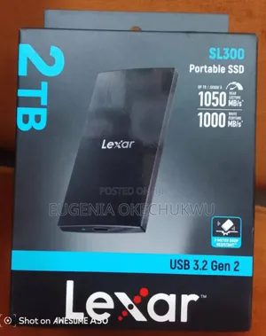 Lexar Sl300 3.2 Gen 2 Portable SSD 2tb