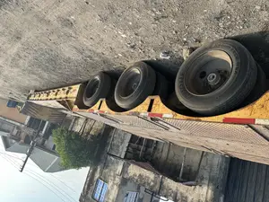 Foreign Used 100 Tons Low Bed Semi Trailer- Front Loader