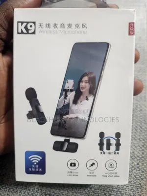  Dual Wireless Lapel Microphone (2 Microphones in Pack)