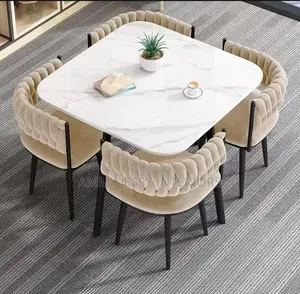 Latest Moden Dining Table and Chair by 4 Seater