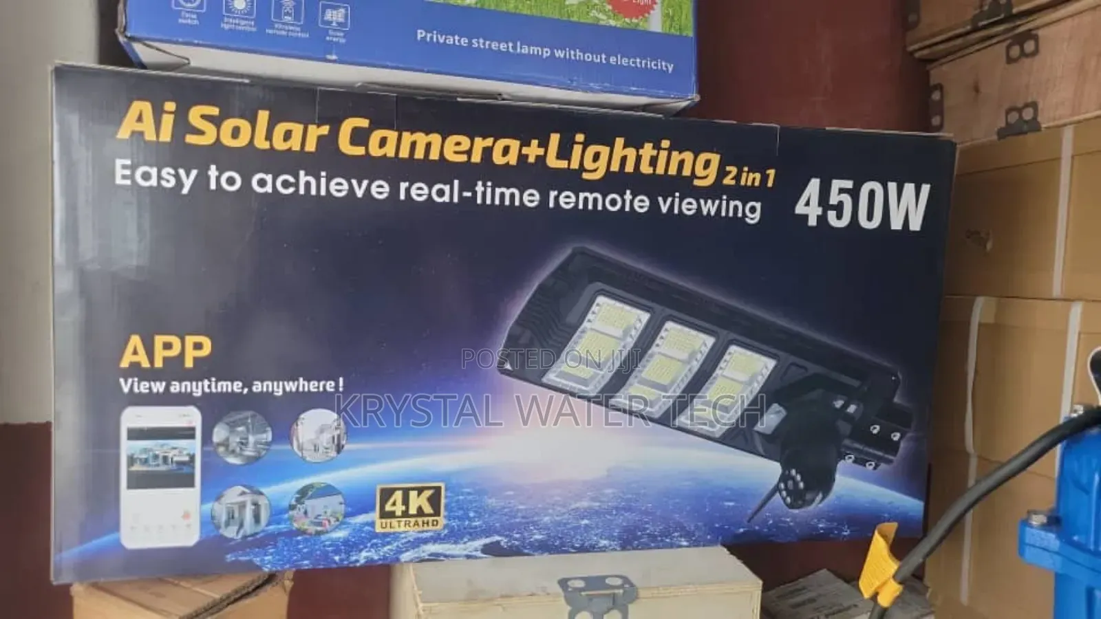 Ai Solar Camera + Lighting 2-in-1 Security System.