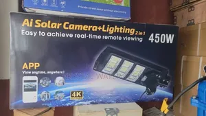 Ai Solar Camera + Lighting 2-in-1 Security System.