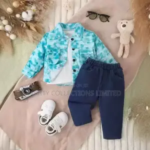 Blue Shirt Boy Set