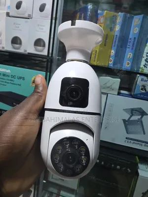Dual Lense Bulb Spy Camera