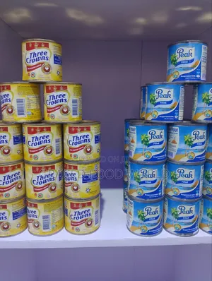 Peak Milk and Three Crowns Liquid
