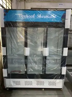 3 Doors Verrical Display Showglass Chiller