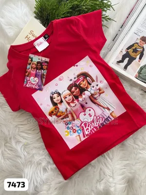 Girls Red Party Top
