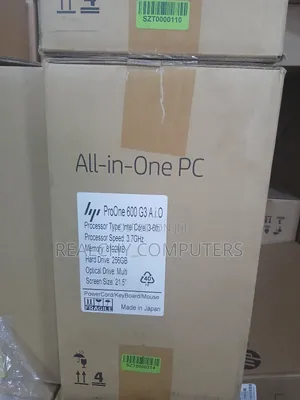 New Desktop Computer HP ProOne 600 G3 8GB Intel Core I3 SSD 256GB