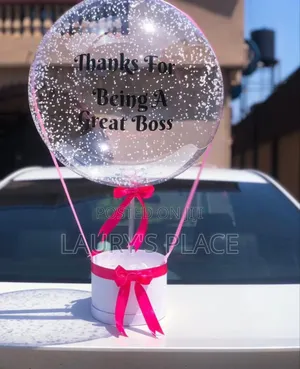 Empty Hot Air Balloon Treat Box