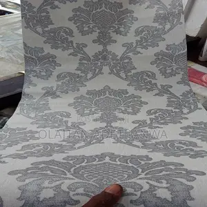 Royal Non Woven 3d Grey Cleanable Wallpaper