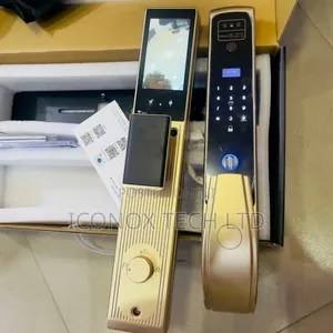 Smart Door Lock 3d Face Fingerprint Recognition Video Call Wifi Camera
