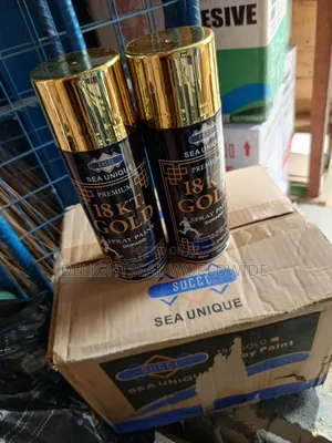 Sea Unique Golden Color Spray Paint