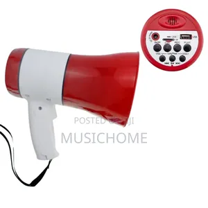 Portable Powerful Rechargeable Megaphone With Bluetooth