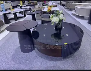Luxurious Glossy Marble Center Table