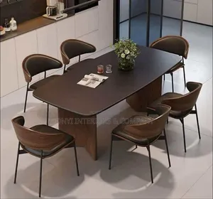 Lovely Home Marble Dining Table and 6 Chairs