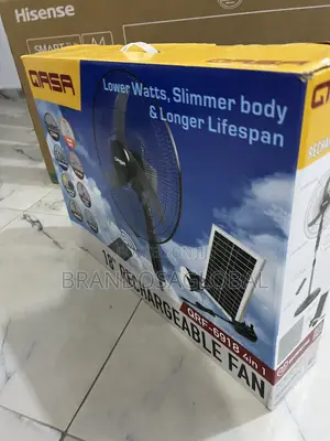 Qasa QRF-6918 4-in-1 Fan – Solar Charging Support