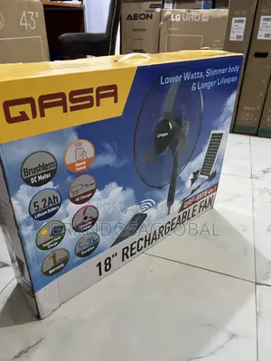 Qasa 18" Rechargeable Fan QRF-6918 – Strong Battery Life