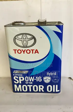 Toyota Oil Sae 0w-16