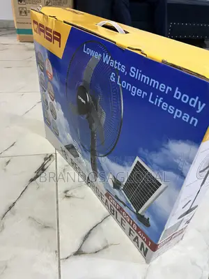 Qasa QRF-6918 Solar Fan – Extended Runtime