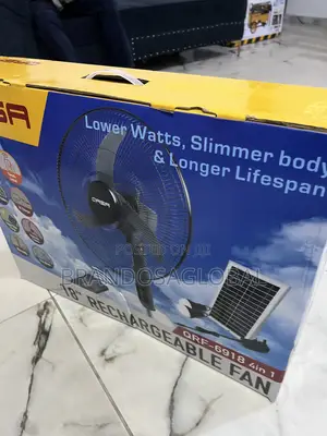 Qasa QRF-6918 Rechargeable Fan – Stable Airflow