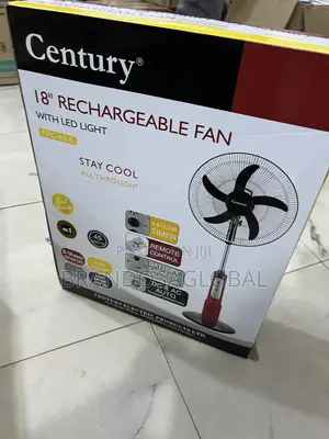 Century 18-Inch FRC-45-D Rechargeable Fan With Usb Charging Port