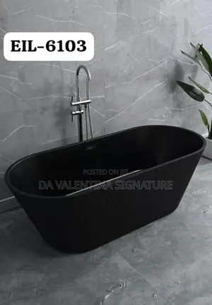 Black Acrylic Bathtub