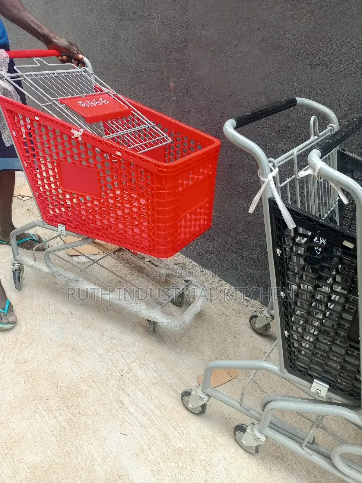 Basket Trolley Plastic