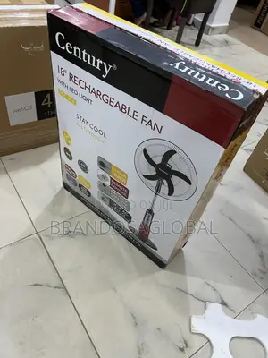 Century FRC-45-D Rechargeable Standing Fan 18" With Led Indicators