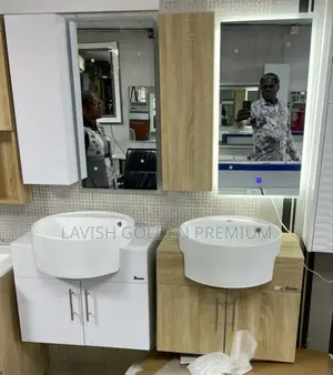 Wall Hung Vanity Cabinet With Mirror