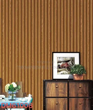 3d Fluted Panel Wallpaper