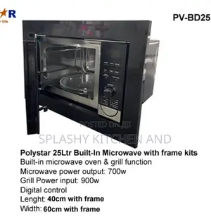 Polystar 25l Built-in Digital Microwave Oven With Grill