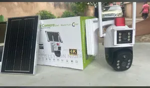 Dual Solar PTZ Surveillance Camera