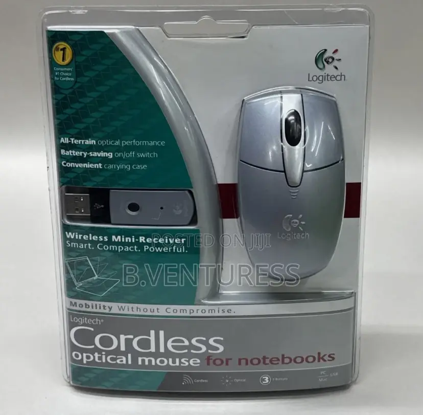 Logitech Cordless Optical Mouse for Notebooks