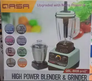Qasa High Power Blender and Grinder. QBL-8008 Pro2