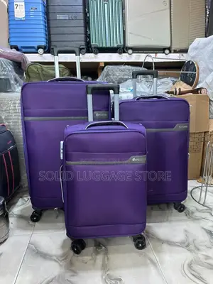 Set of 3 Certain Fabric Luggage Boxes