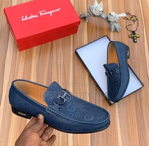 High Quality Blue Color Corporate Shoe
