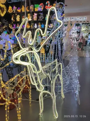 11m Neon Light Christmas Reindeer