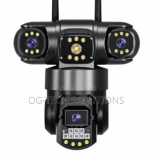 Solar-Powered Auto_track 4g Rotational CCTV Camera Complete Three Lens