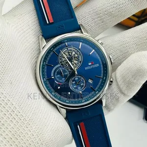 Tommy Hilfiger. Blue Colour Wristwatch