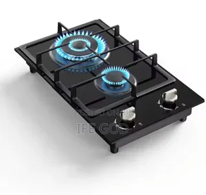 Original High Sky-Oppein Inbuilt 2 Burners Gas Cooker Hob Automatic