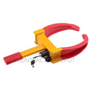 Car Tyre Wheel Lock Clamp, Adjustable Tire Lock for Road Safety
