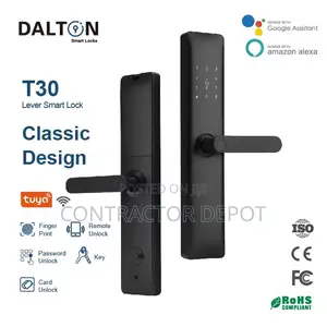 Luxury Handle Smart Door Lock Fingerprint Recognition