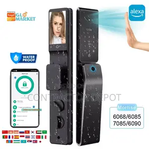 Waterproof Latest Face Realtime Active Intercom Smart Lock Fingerprint