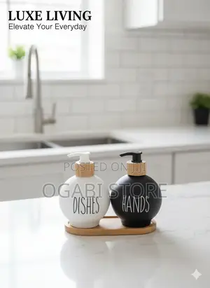 2 Piece Glass Bathroom Set