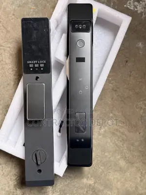 3d Face Unlock Fingerprint Security Luxury Smart Door Lock Key