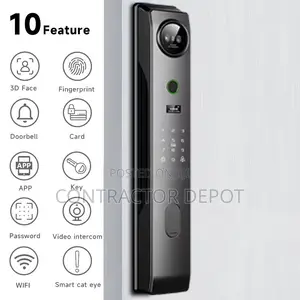 3d Facial Recognition Automatic Active Intercom Video Smart Door Lock